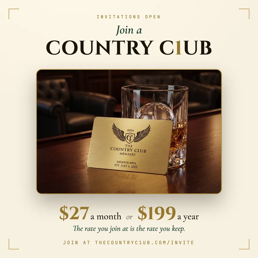 Ad: gold membership card hero